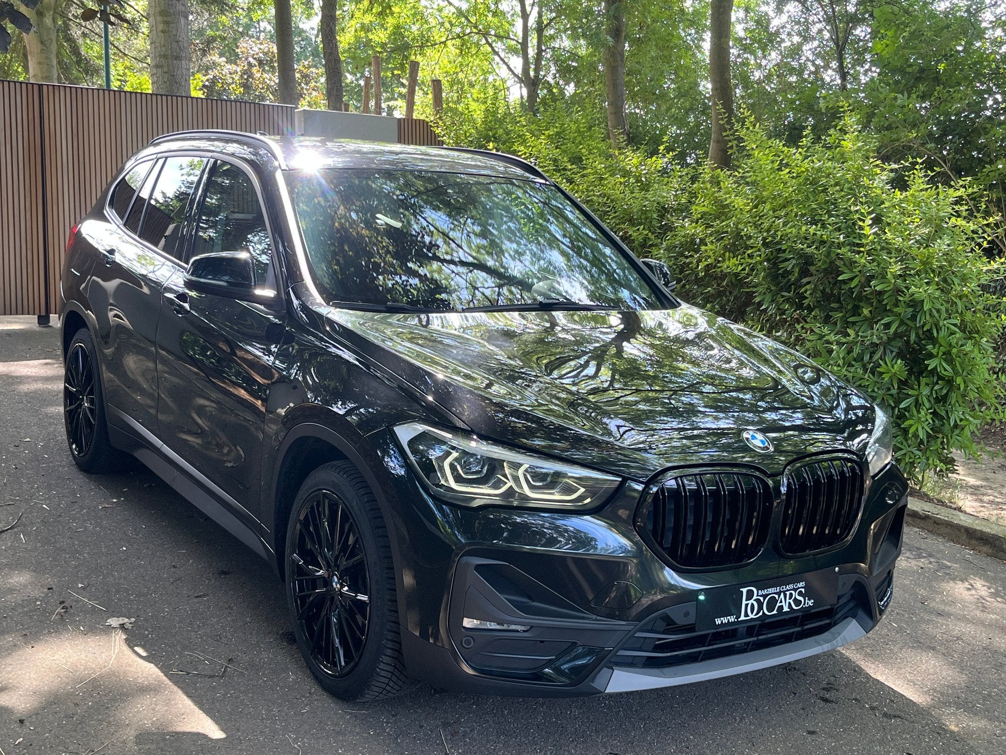 BMW X1 25e Led-Head Up-Prof-Verwarmd Leer-Cam-Carplay19", Gebruikt, Bi-Xenon koplampen, Zwart, Bedrijf