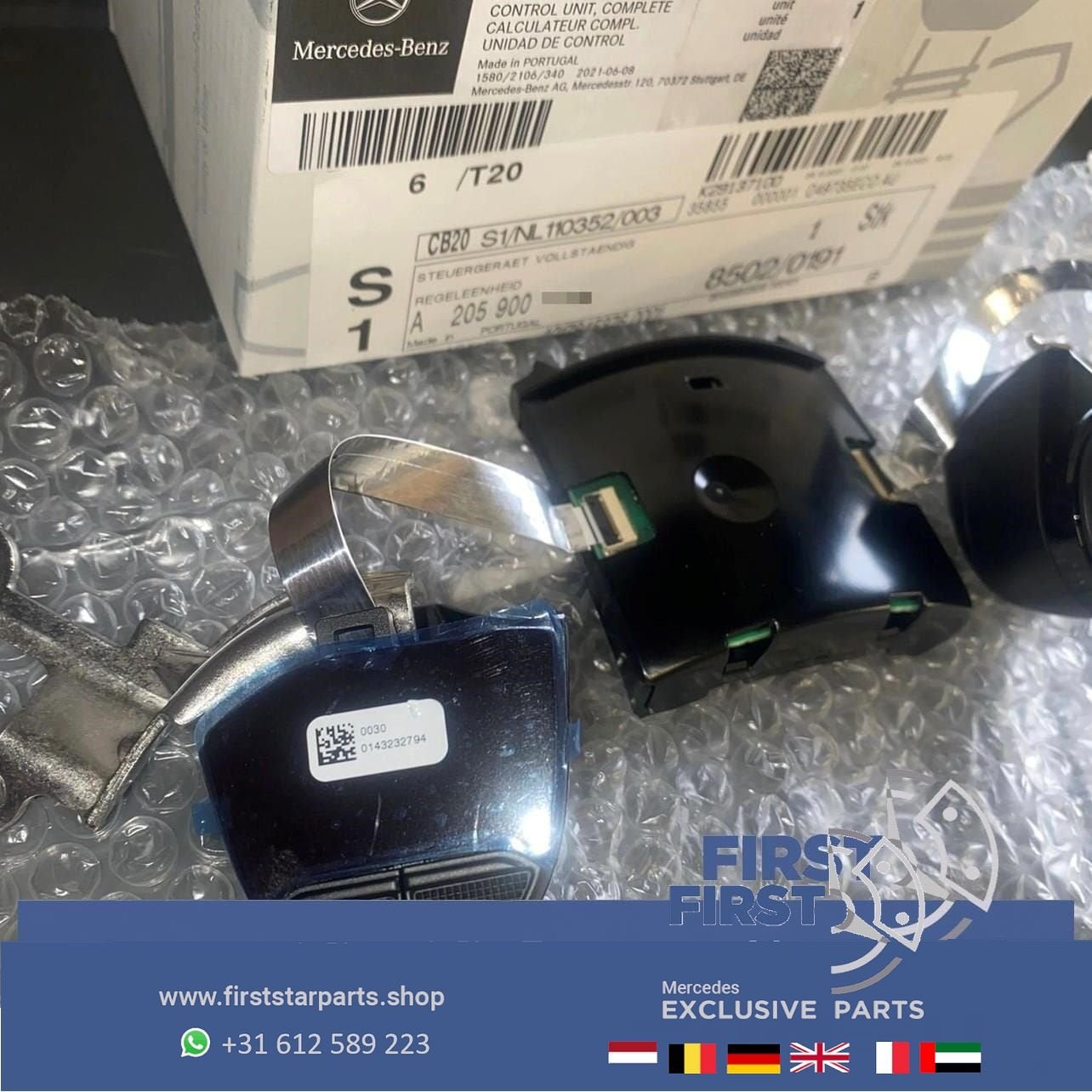 Mercedes STUUR KNOPPEN DYNAMIC A45S CLA45S GLA45S C63S E63S, Gebruikt, -, Ophalen of Verzenden, -
