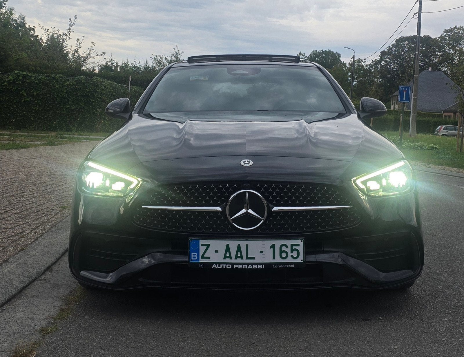 MERCEDES CLASSE C 200 / 2023 / 85.000 KM / AMG-LINE / FULL, Autos, Mercedes-Benz, Euro 6, Noir, Automatique, Particulier
