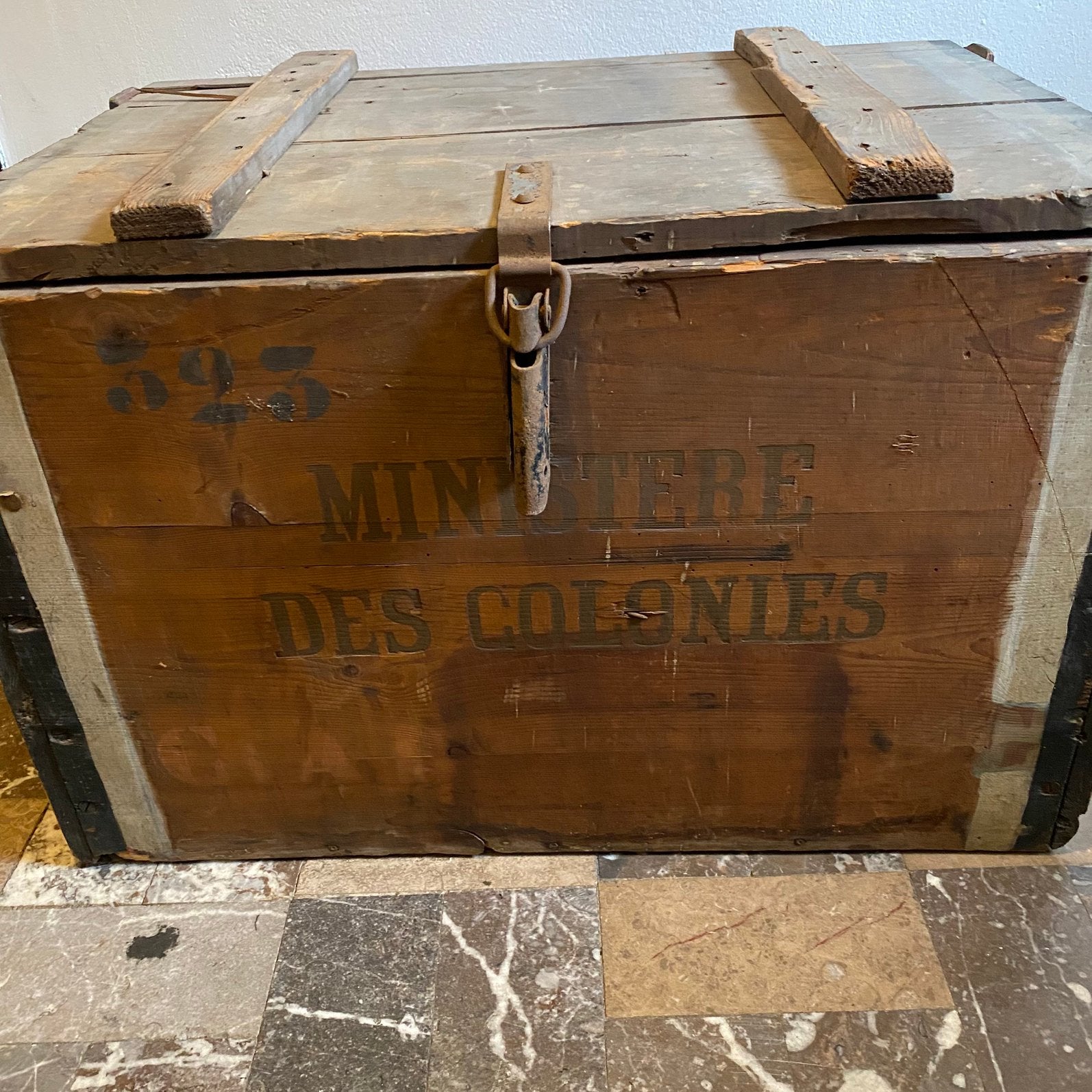 Ministère des Colonies, Congo, ancienne boîte estampillée, Enlèvement, Autres