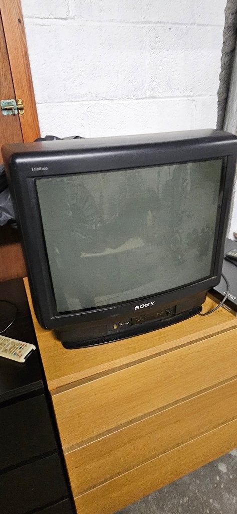 Téléviseur Cathodique CRT Sony Trinitron – Idéal Retrogaming, TV, Hi-fi & Vidéo, Télévisions, Enlèvement, Utilisé, 40 à 60 cm