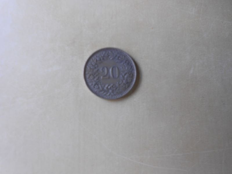 20 rappen, Zwitsers muntstuk (1943) (Confœderatio helvetica), Ophalen of Verzenden, Overige landen, Losse munt
