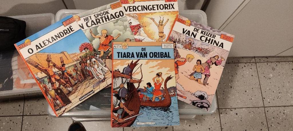 8 avonturen van Alex, Meerdere stripboeken, Ophalen, Zo goed als nieuw, Jacques Martin