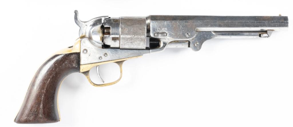 Origineel antiek Colt Pocket Model 1862 Navy Revolver, Verzamelen, Ophalen of Verzenden, Marine, Overige typen