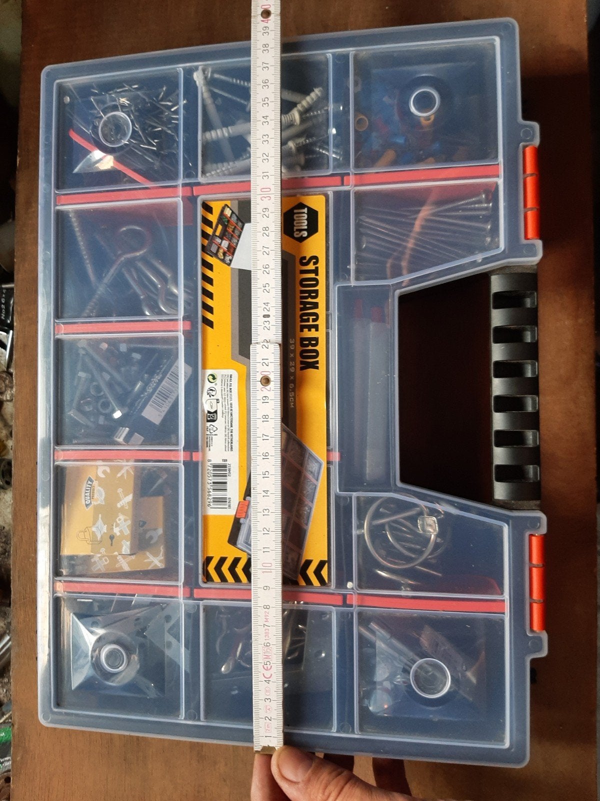 casier boite rangement clou vis outils matériel compartiment, Neuf, Casier, Enlèvement ou Envoi, Repliable