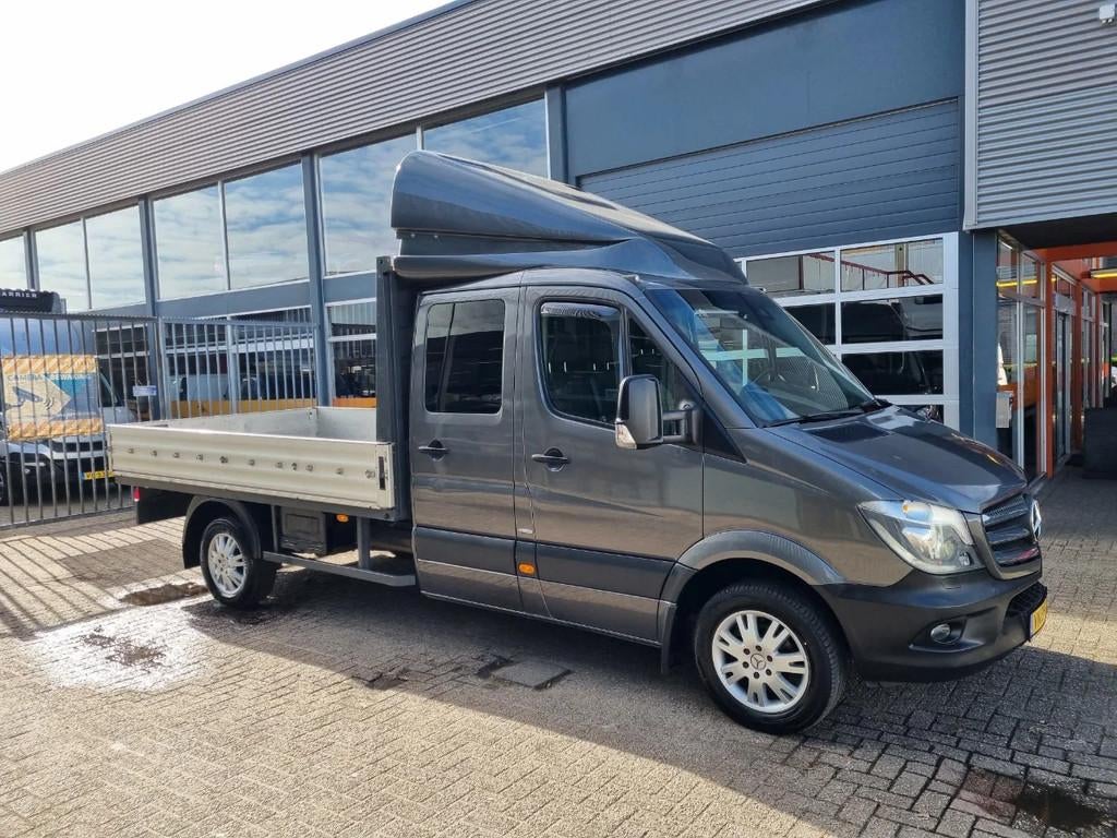 Mercedes-Benz Sprinter 319 CDI 3.0 V6 Open laadbak DC 7 Zits, Autos, Camionnettes & Utilitaires, Entreprise, Achat, ABS, Caméra de recul