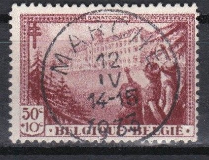 Belge 1932 - n 358, Envoi, Oblitéré