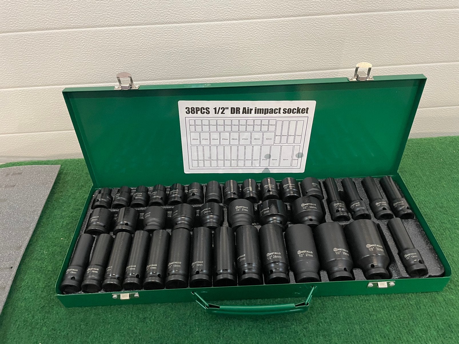 Nieuwe Metallo 38-delige krachtdoppen set, Ophalen, Nieuw