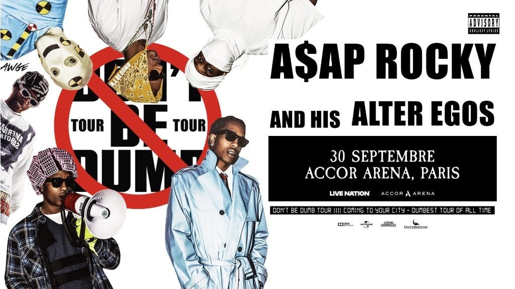 Places de concert ASAP ROCKY - Accor Arena - 30/09/2026, Tickets & Billets