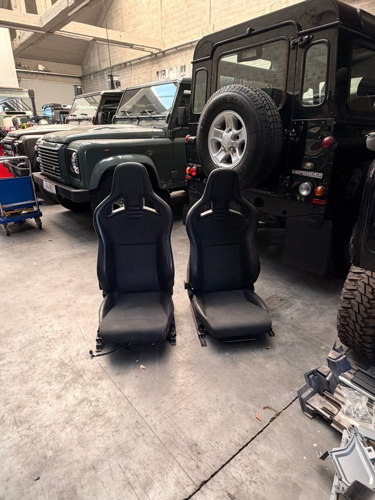 Originele Land rover defender recaro zetels, Bedrijf, Te koop, Defender
