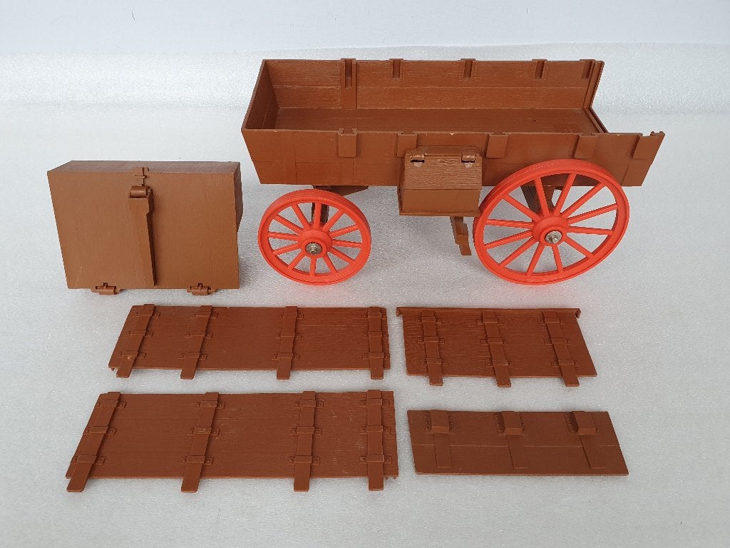 The Lone Ranger: Prairie Wagon (Gabriel, Marx Toys, 1975), Ophalen of Verzenden, Gebruikt