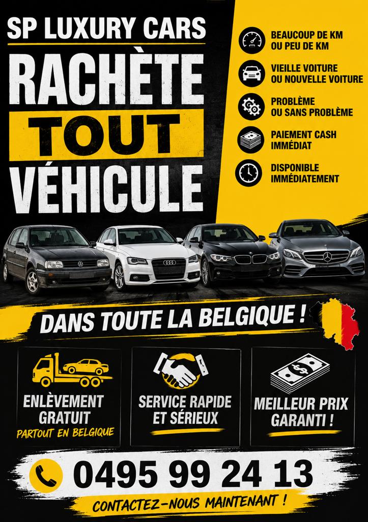 Rachats de tout voiture, Autos, Particulier, Achat