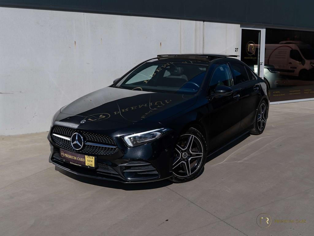 Mercedes-Benz A-Klasse 180 AMG l Limousine l Pano l Pr, Auto's, Mercedes-Benz, 4 deurs, Gebruikt, Zwart, 136 pk