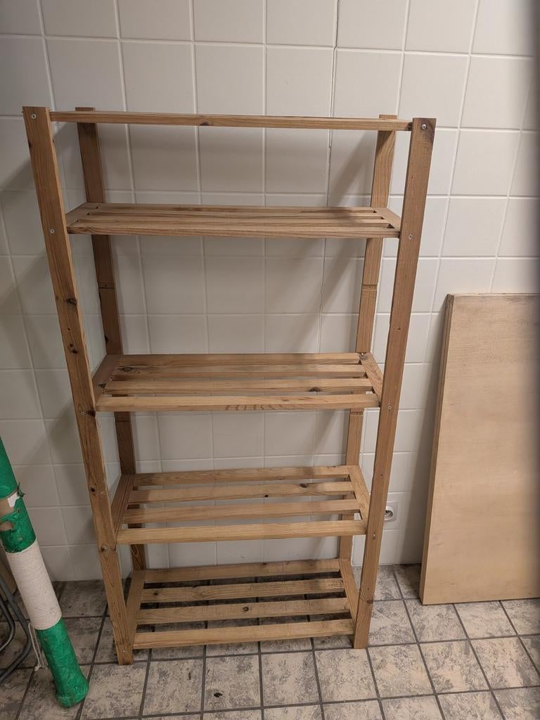 Étagère bois brute pour atelier, Maison & Meubles, Enlèvement