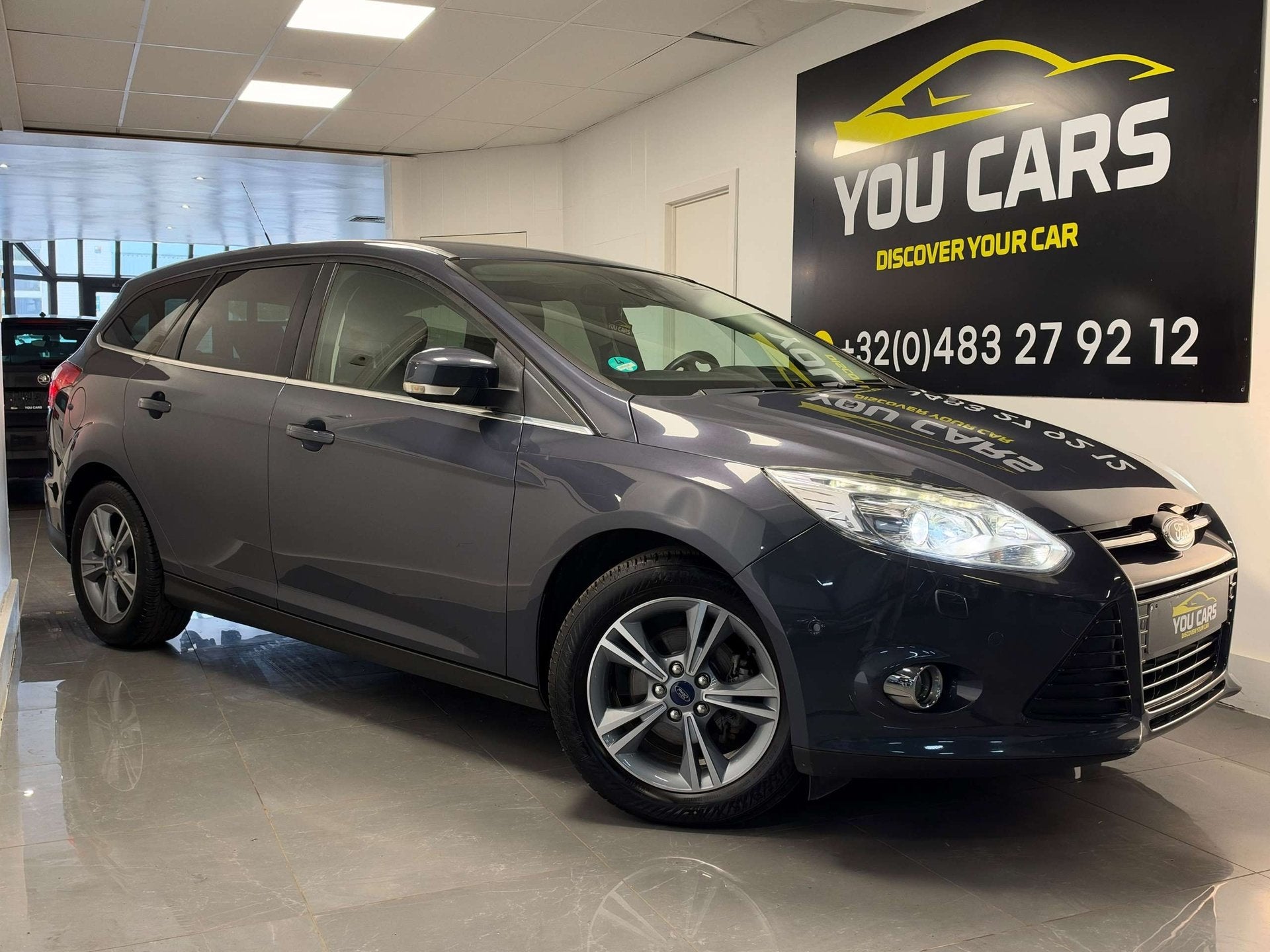 Ford Focus 1.0 EcoBoost ECOnetic Titanium 1 Jaar Garantie, Auto's, Focus, Stof, Gebruikt, Blauw