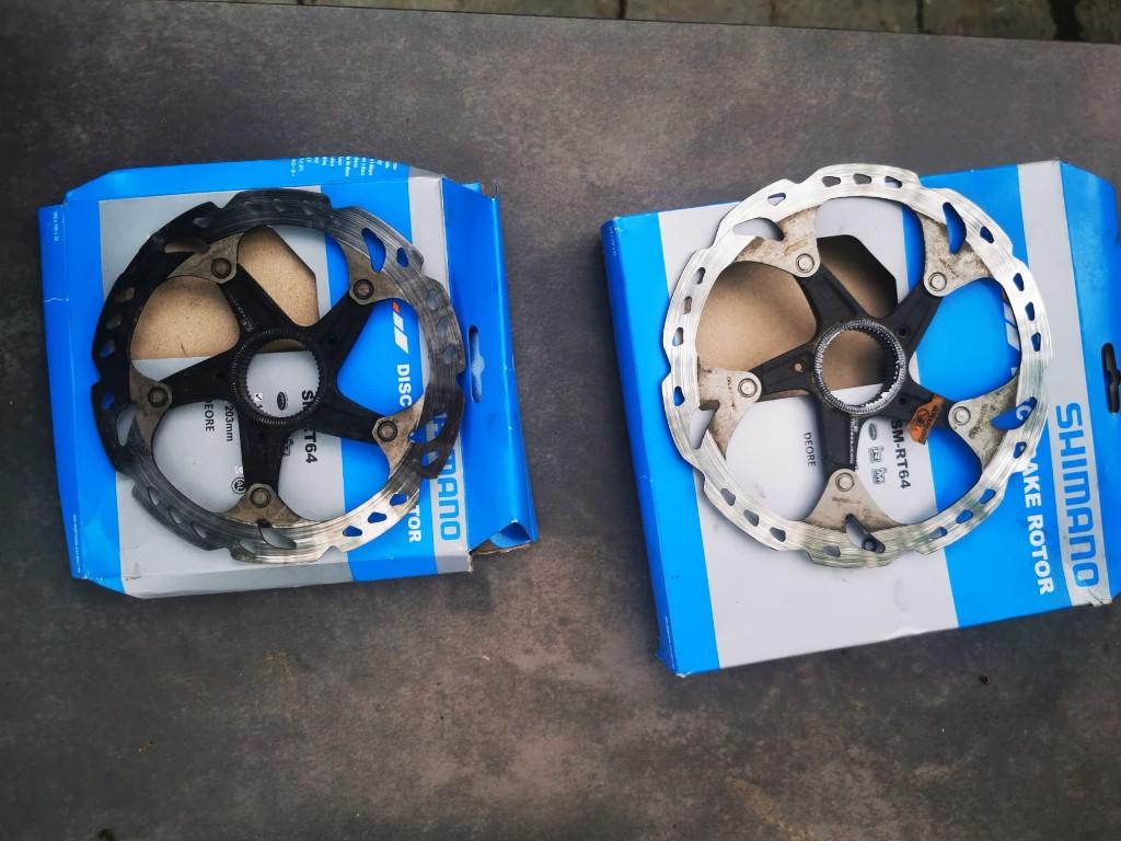 Shimano remschijven - 160 & 180mm - Centerlock - Icetech, Vélos & Vélomoteurs, Vélos Pièces, Enlèvement ou Envoi, Freins, Utilisé