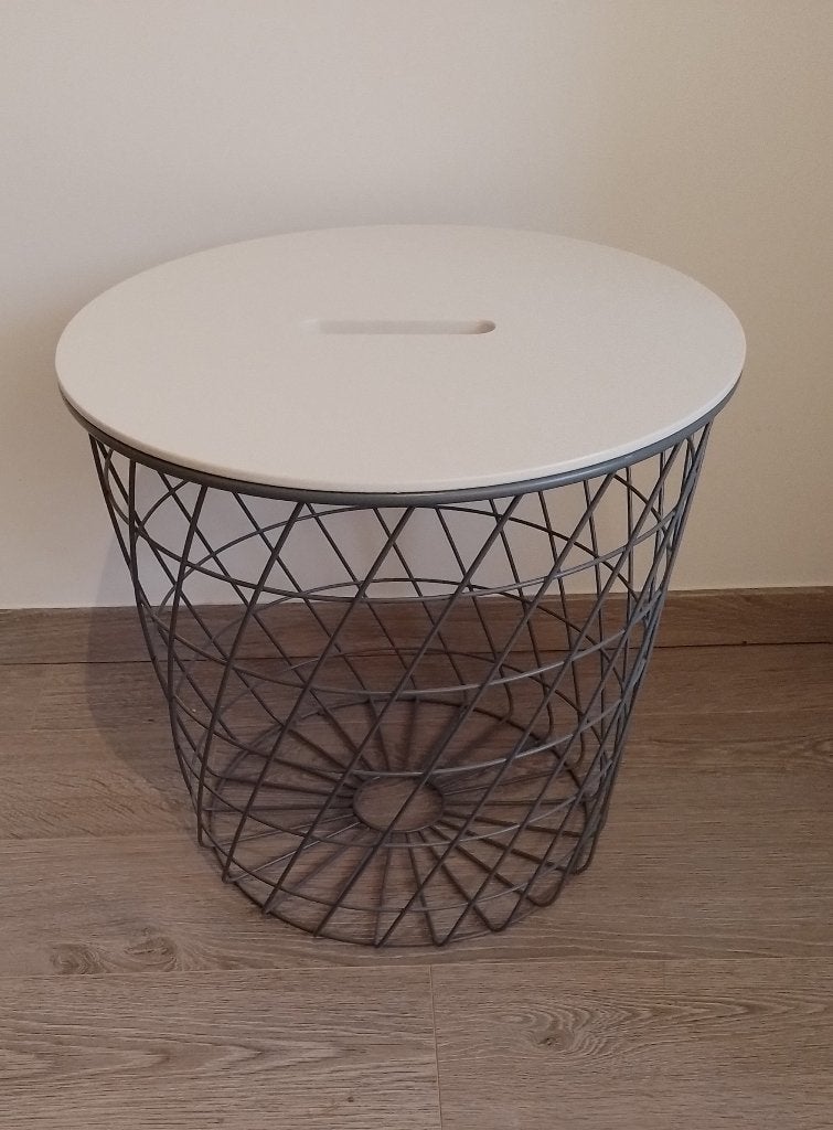 Opbertafel Ikea, Ophalen, Gebruikt, Rond, Modern