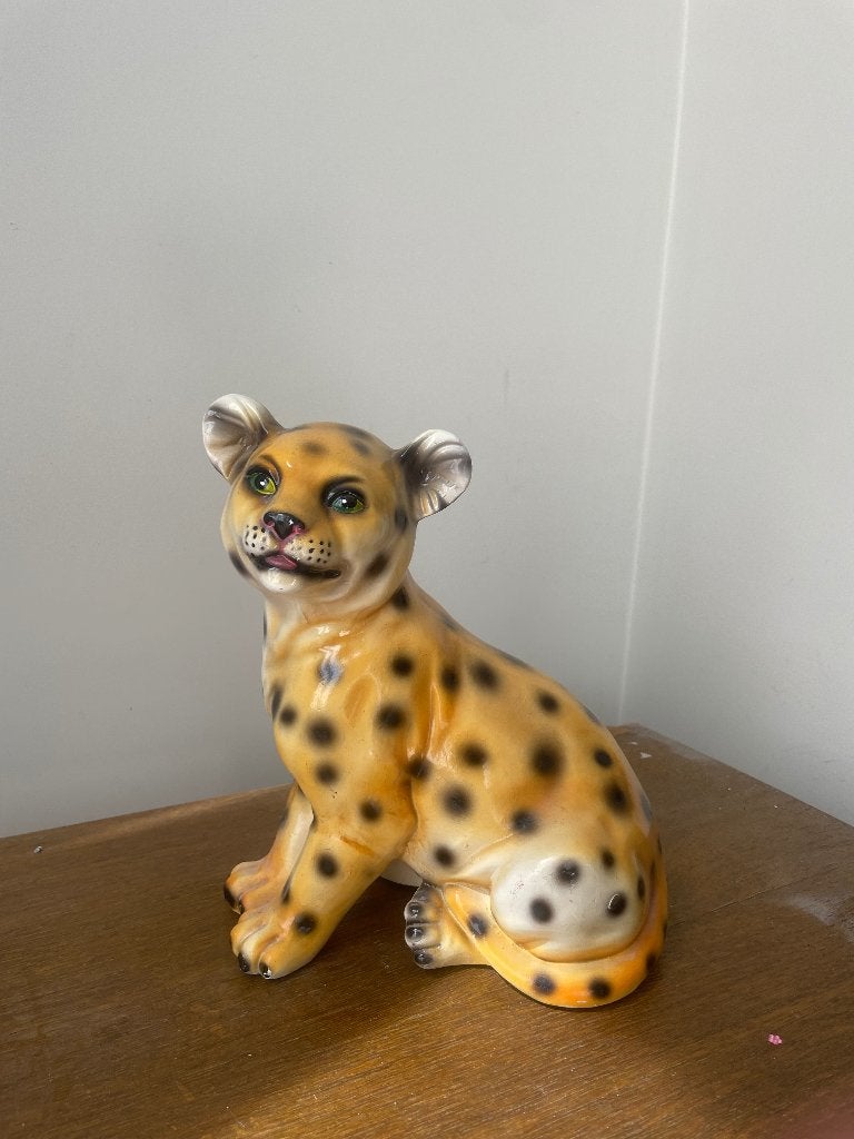 Beeldje baby luipaard, Ophalen of Verzenden, Nieuw, Dier