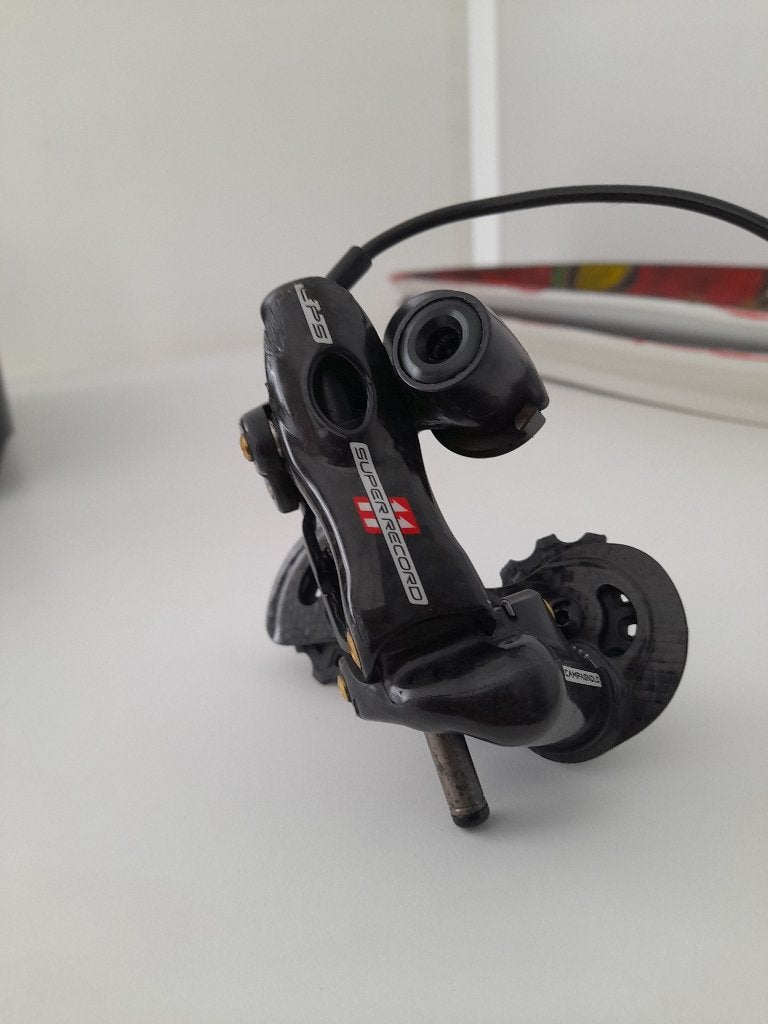 Campa Super Record derailleur, Vélos & Vélomoteurs, Campagnolo, Utilisé, Carbone, Racefiets