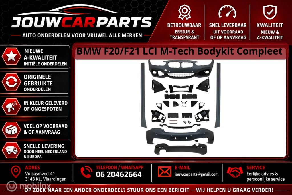 BMW F20/F21 LCI M-Tech Bodykit Compleet (2015-2019), Nieuw, Ophalen of Verzenden, BMW, BMW