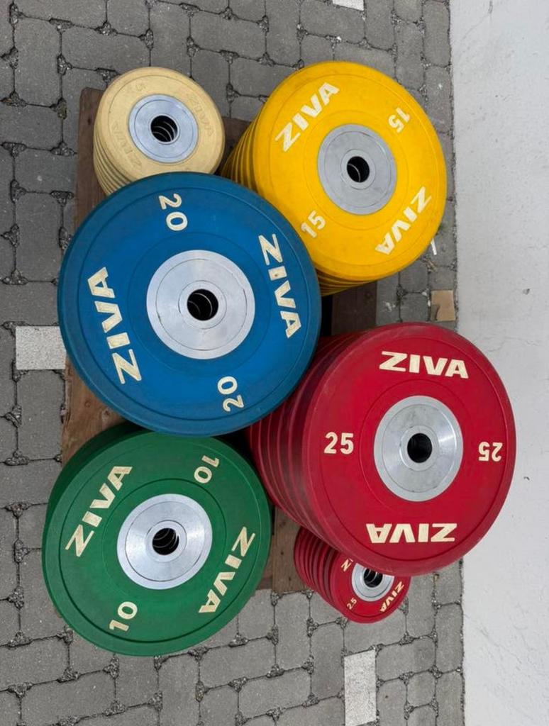 Ziva bumperplates Competitie schijven !!!, Sport en Fitness, Ophalen, Zo goed als nieuw