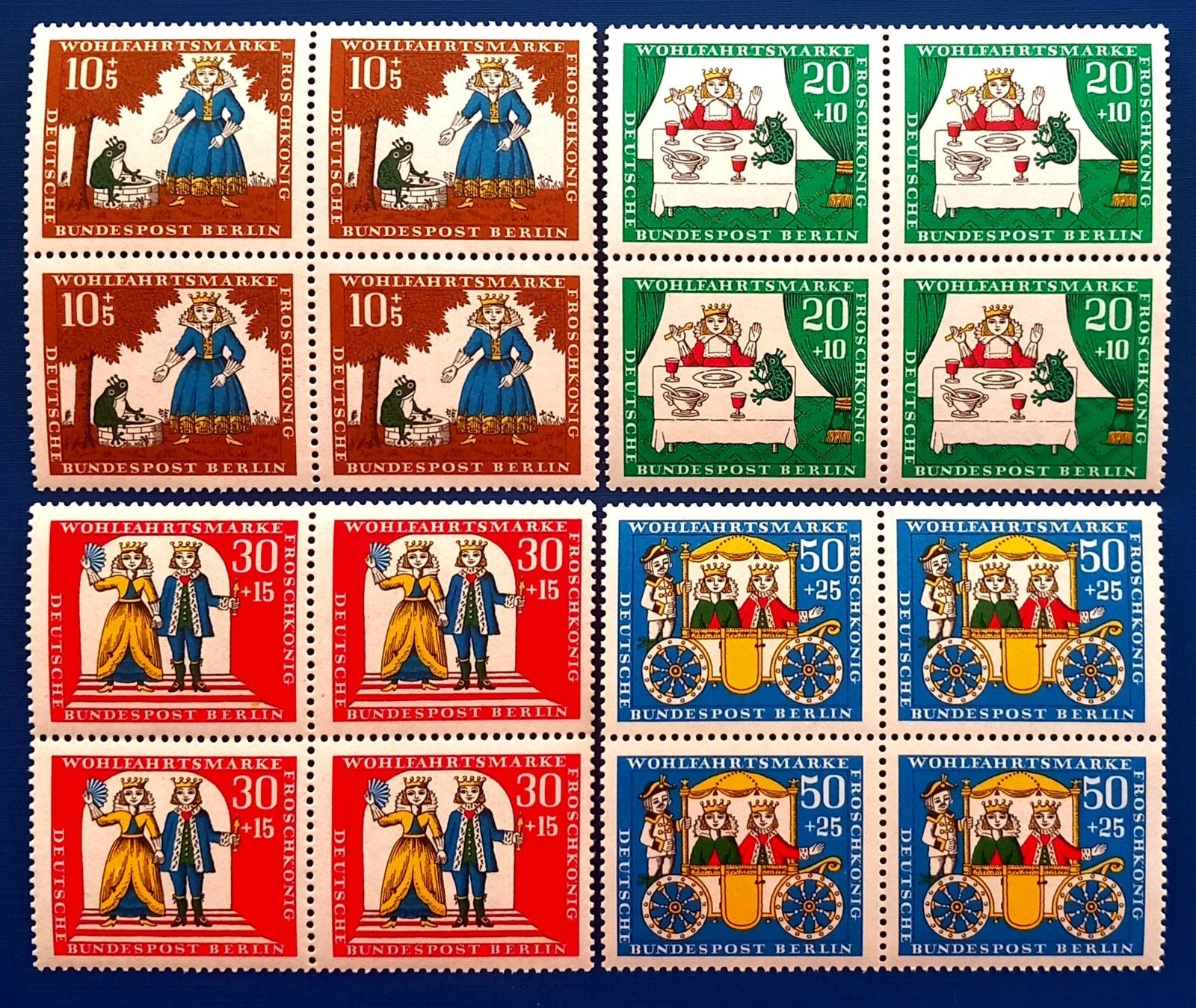 R.F.A. Sprookjes van de gebroeders Grimm uit 1966 1 MNH **, Verzenden, BRD, Postfris