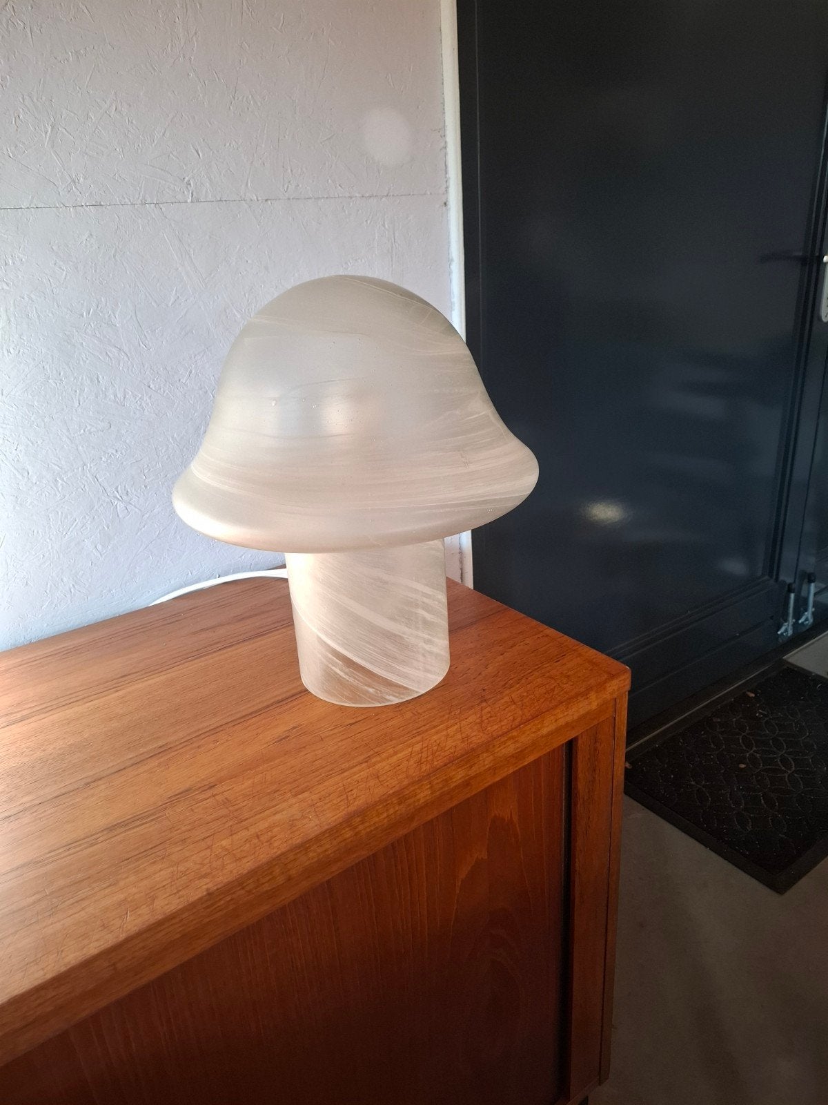 lampe de table en forme de champignon Peill & Putzler, Enlèvement ou Envoi, Blanc, Verre, E27 (grand)