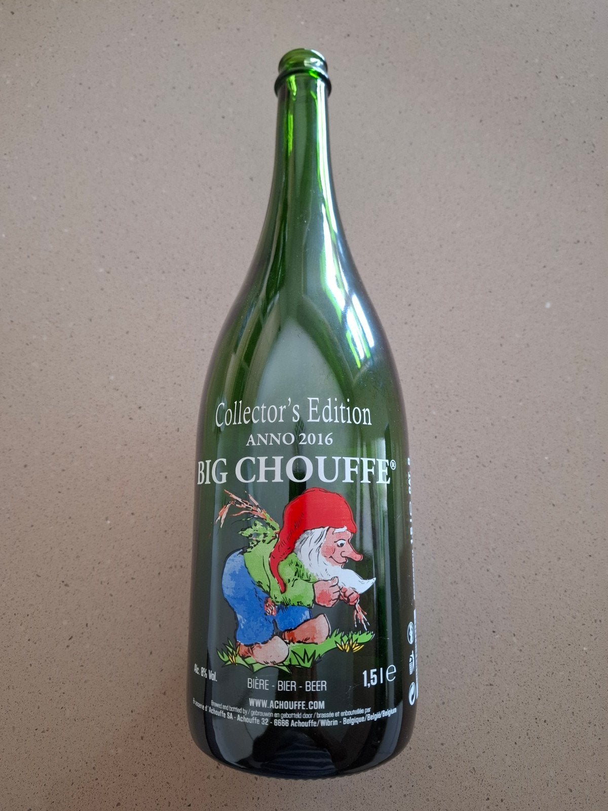 Verzamelobject voor de Chouffe-fanaten, Ophalen