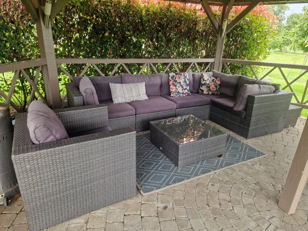 Salon de jardin, Enlèvement, Comme neuf, 6 places, Salons de jardin