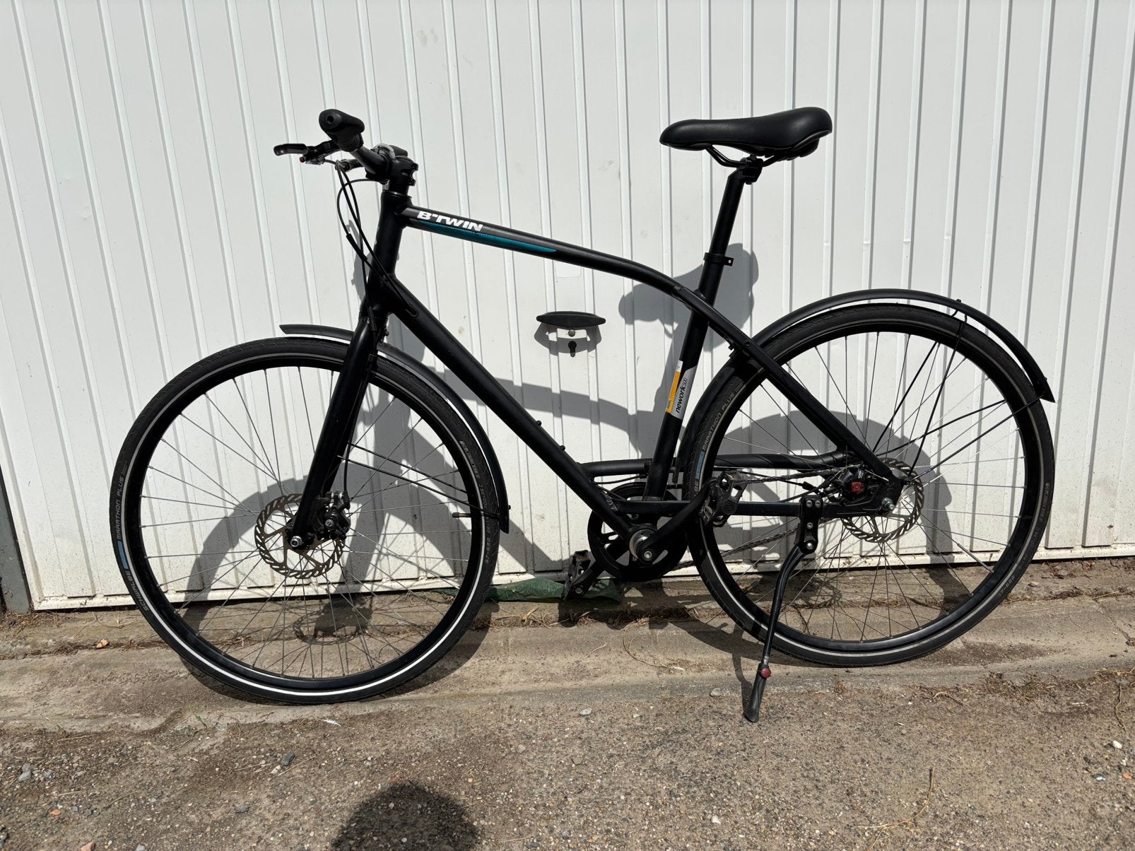 Vélo Btwin Nework 500 à réparer, Fietsen en Brommers, Fietsen | Heren | Sportfietsen en Toerfietsen, Gebruikt, 57 tot 61 cm, Schijfrem