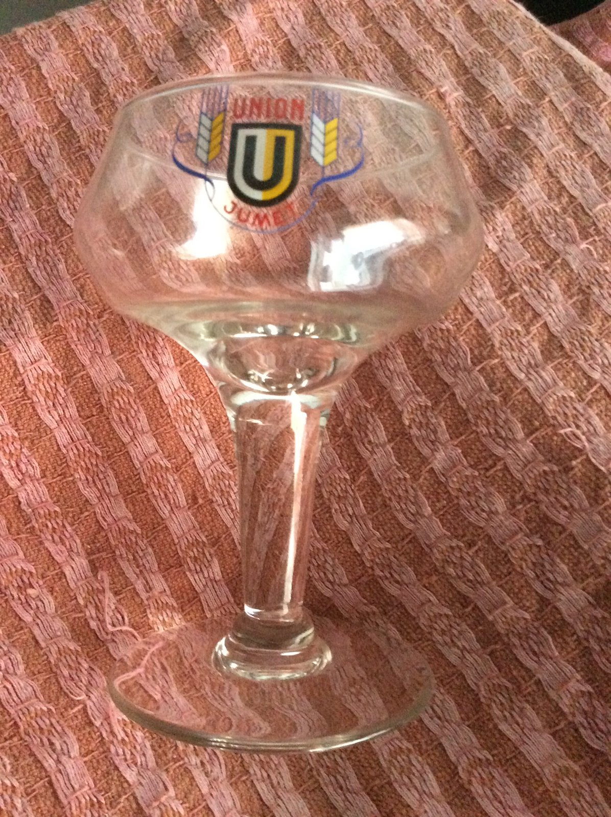 Union Jumet, Verzamelen, Biermerken, Ophalen, Zo goed als nieuw, Glas of Glazen