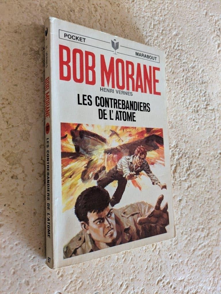 Bob Morane (Les contrebandiers de l'atome)., Boeken, Avontuur en Actie, Verzenden, Gelezen, Henri Vernes.