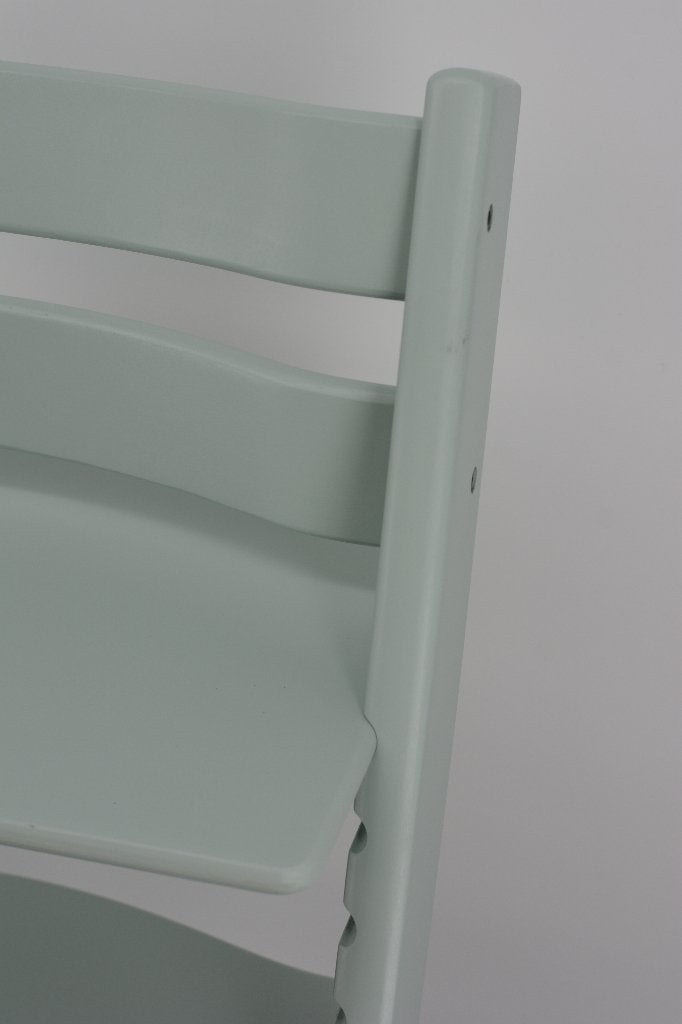 Stokke Tripp Trapp Soft Mint — Chaise Tripp Trapp, Envoi, Utilisé, Chaise évolutive, Coulissant