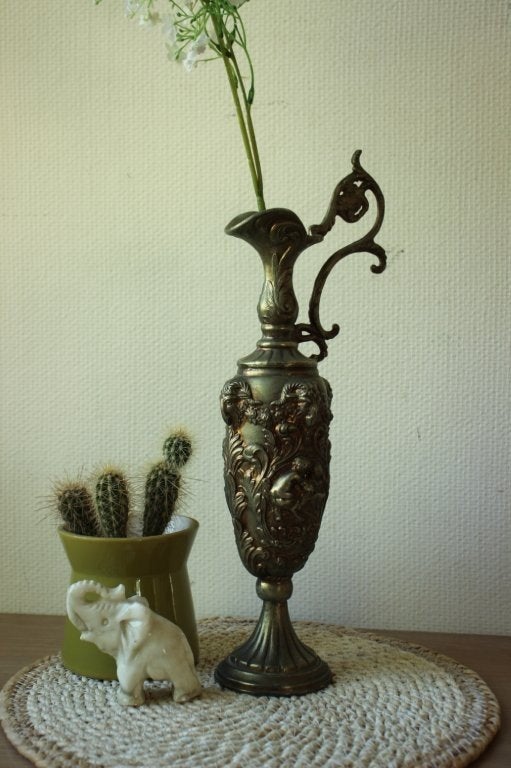 Vintage koperen karaf / vaas, Enlèvement ou Envoi