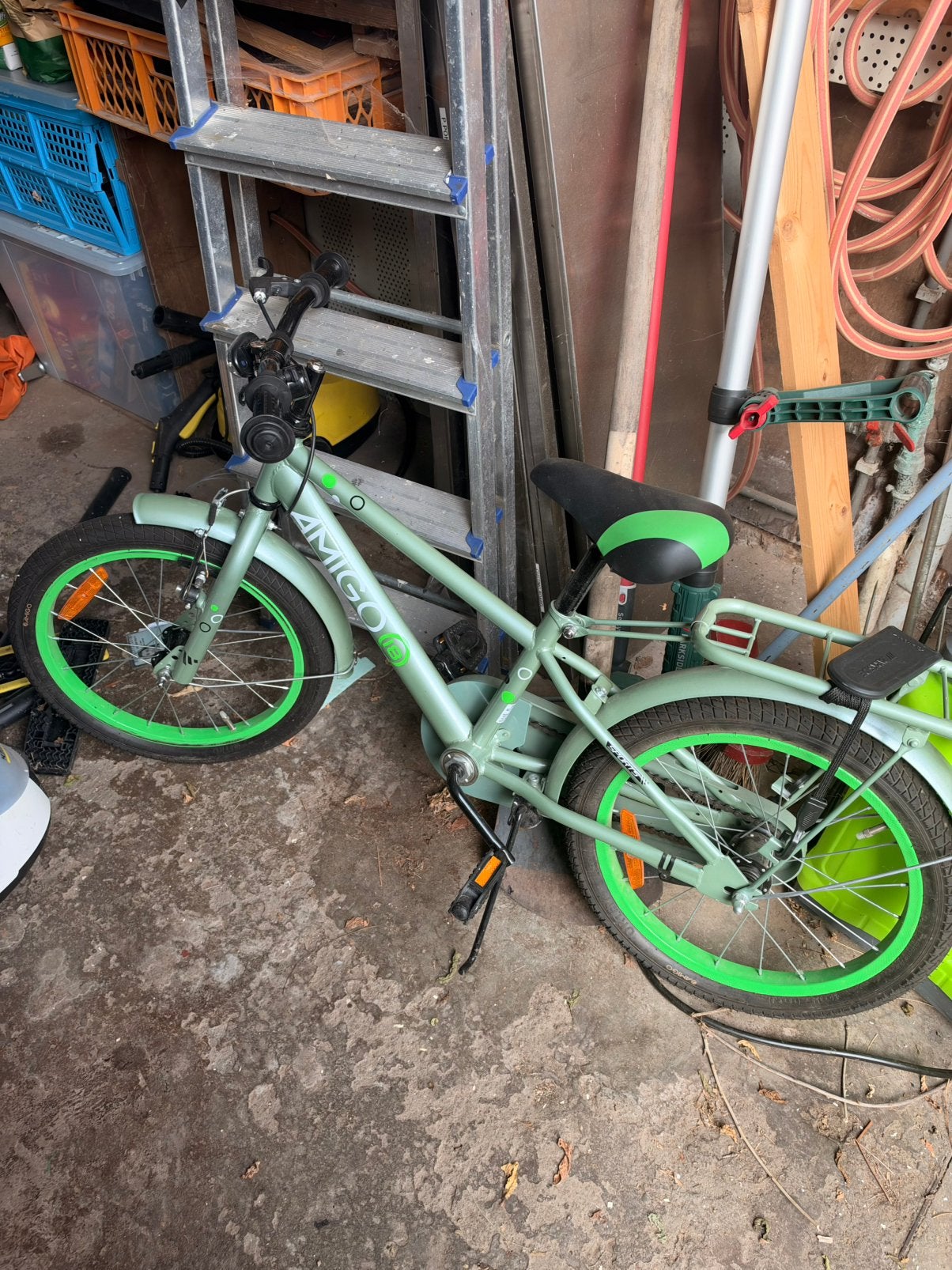Kinderfiets 18 inch (AMIGO 18), Ophalen, Zo goed als nieuw