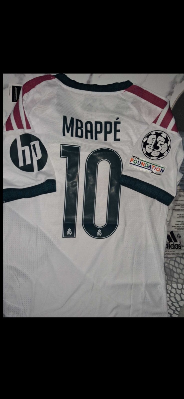 Maillot Kylian Mbappé – Real Madrid 2026/2027 – Neuf, Sports & Fitness, Enlèvement ou Envoi, Neuf, Maillot