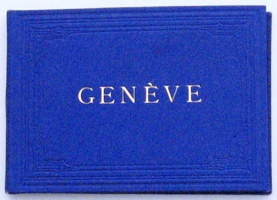 Genève [c. 1890-1900] Leporello 15 ill. Zwitserland Schweiz, Antiquités & Art, Enlèvement ou Envoi
