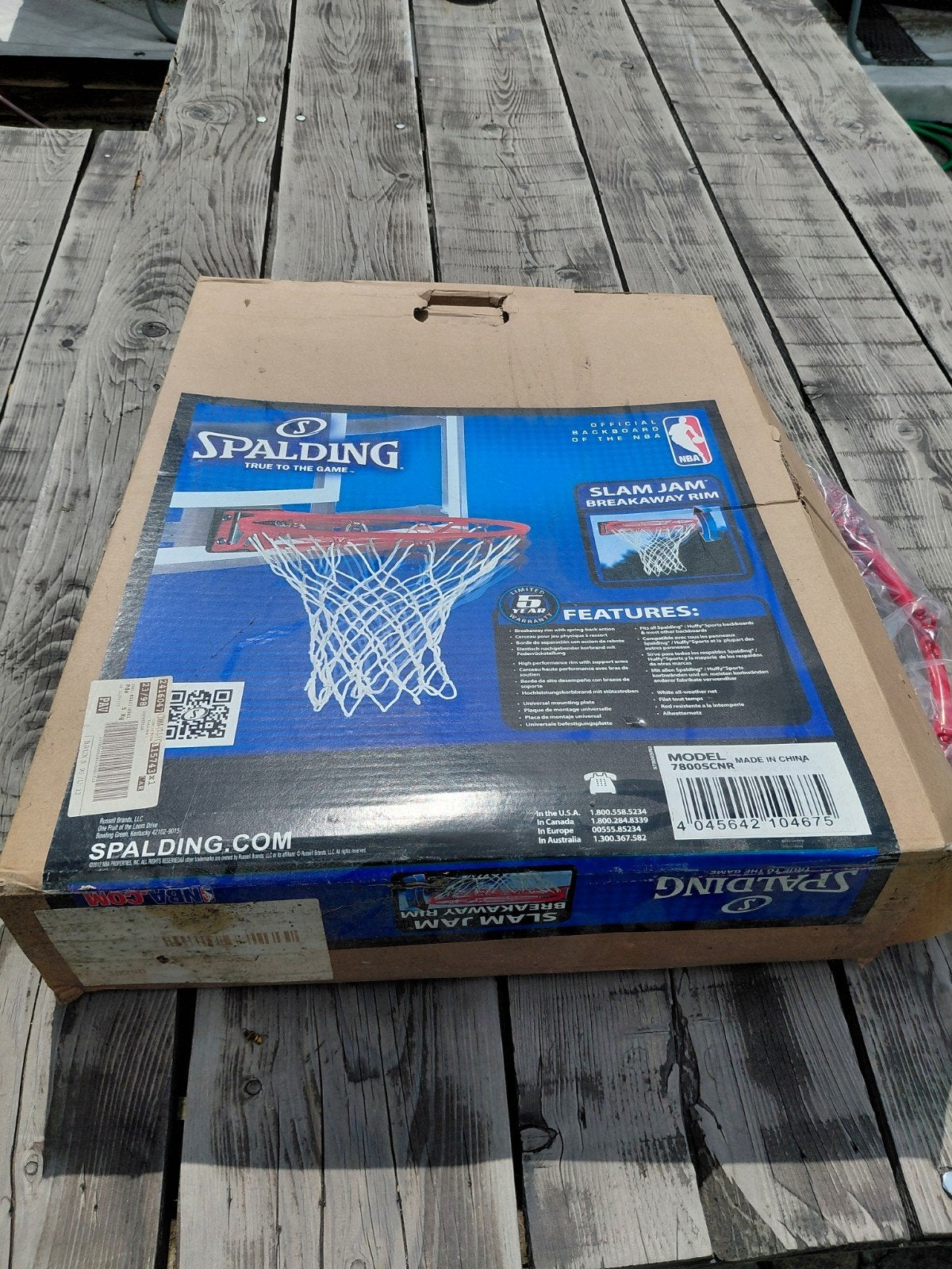 Spalding basketbal ring, Sport en Fitness, Ophalen, Nieuw, Ring, Bord of Paal