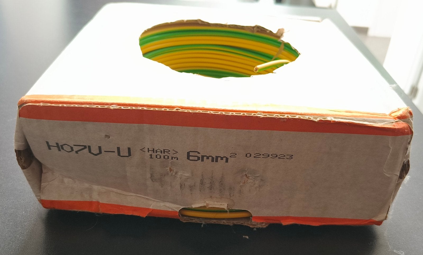 Installatiedraad 6mm² geel-groen (Aarding) - Alcatel, Ophalen, Zo goed als nieuw