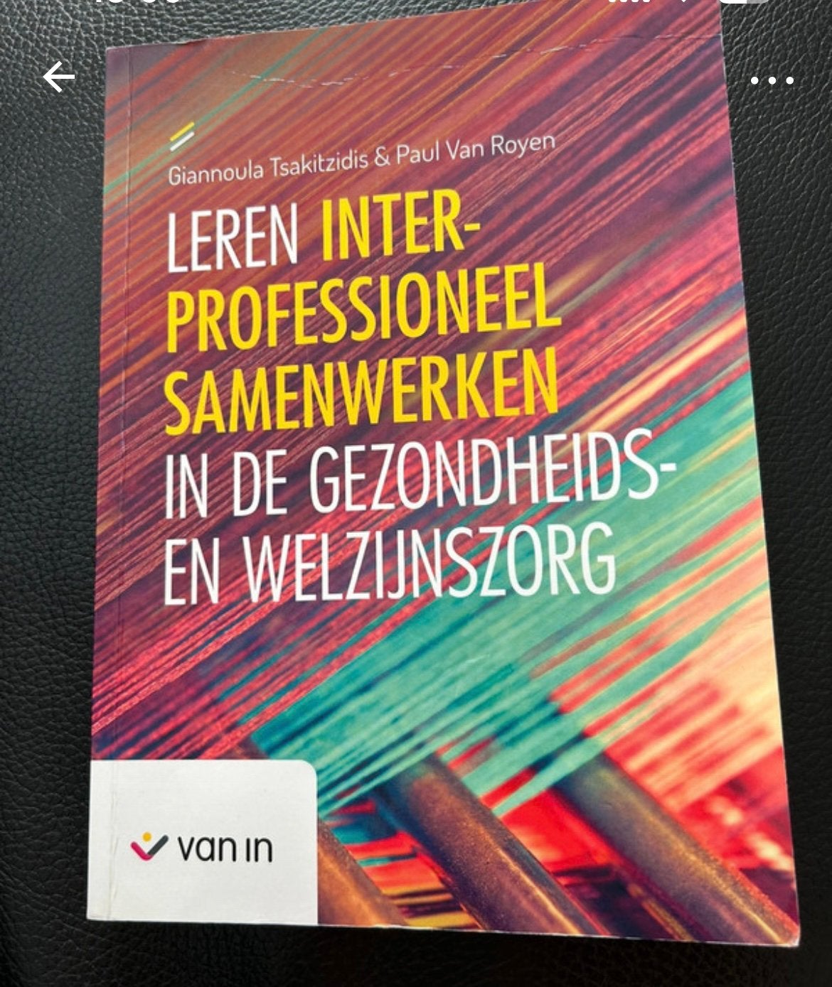 Boek: leren interfrossioneel samenwerken, Boeken, Ophalen of Verzenden, Gelezen, Hoger Onderwijs