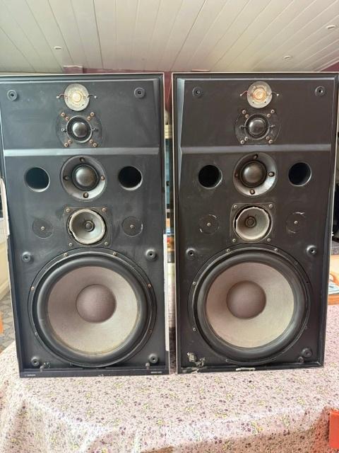 paar B&O Beovox M100 speakers, Gebruikt, 120 watt of meer, Front, Rear of Stereo speakers, Ophalen