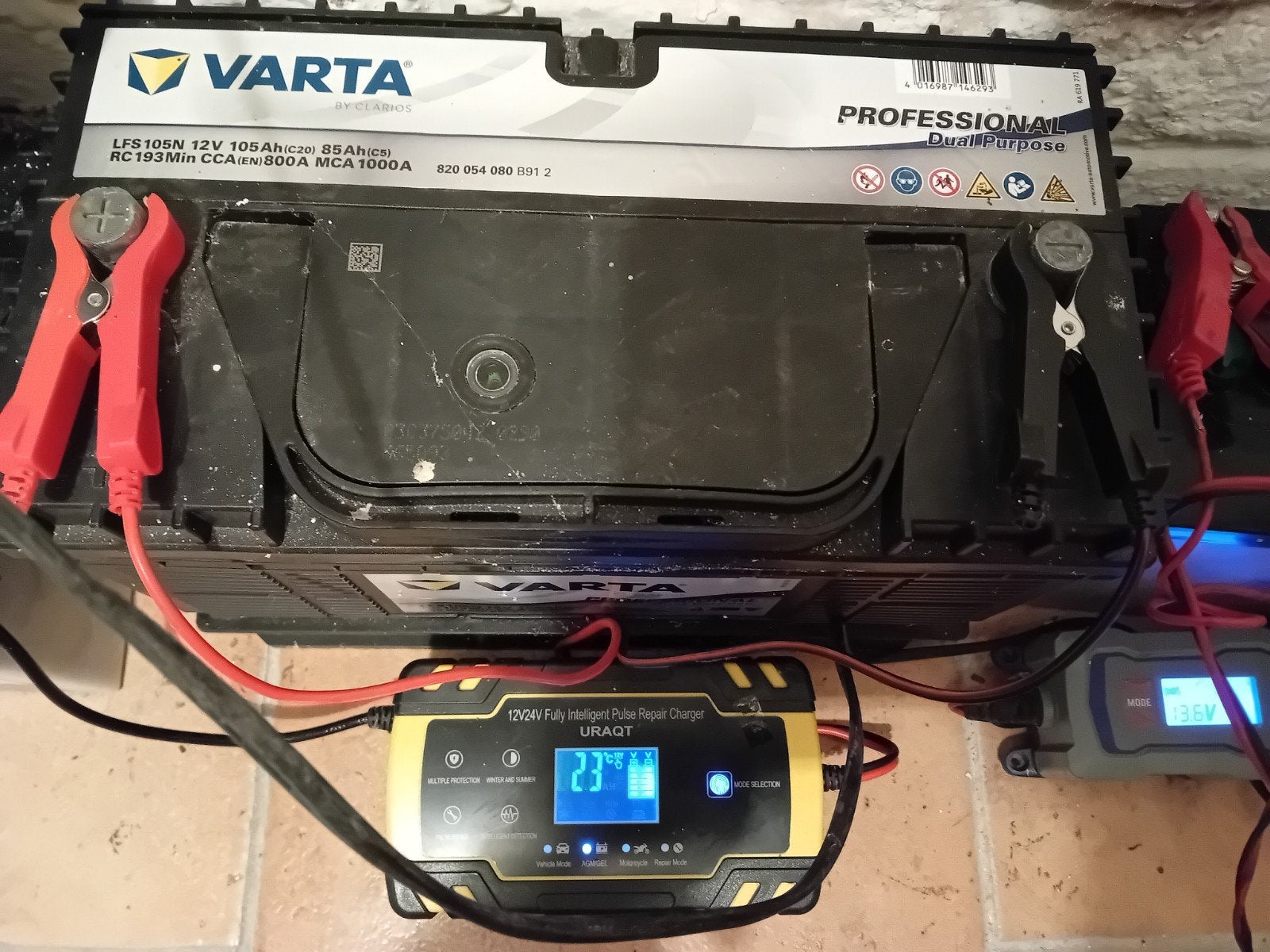 batterie gel  12v 105ah, Informatique & Logiciels, Enlèvement, Neuf