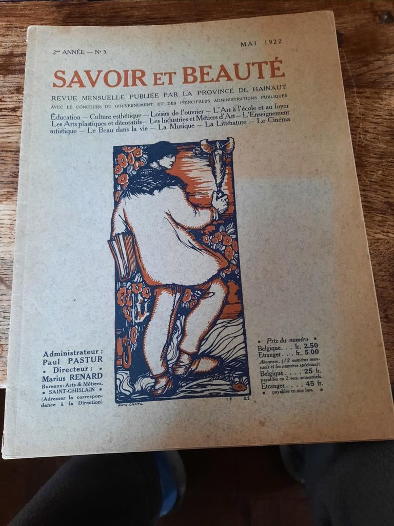 Oude Maandbladen, Savoir et Beauté 1922,1925 (8 boekjes), Boeken, Auto's | Folders en Tijdschriften, Ophalen of Verzenden