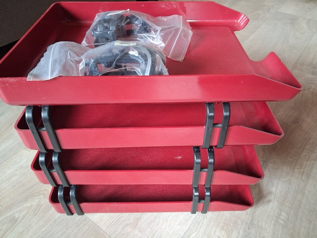 sorteerbakjes voor bureau, prima staat, Ophalen, Zo goed als nieuw