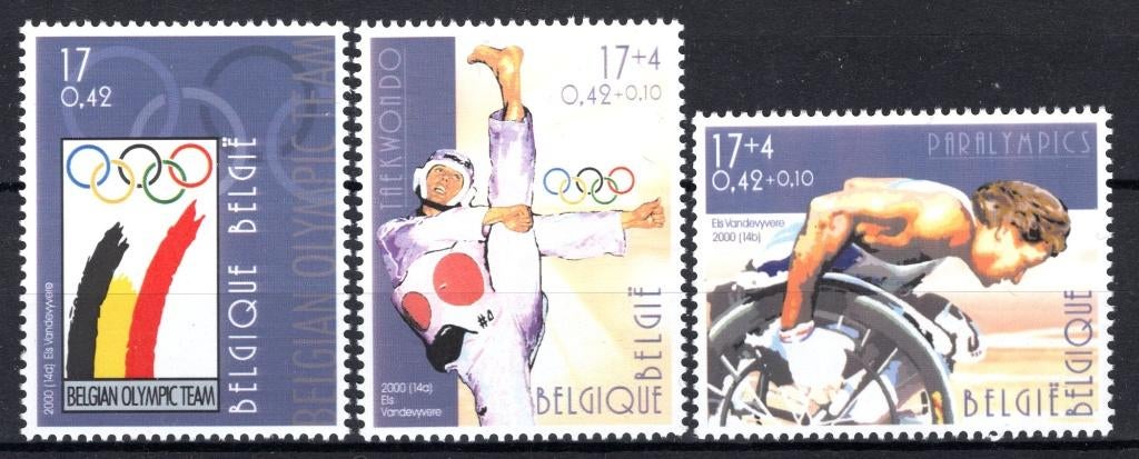 2908/2910 MNH** 2000 - Olympische Spelen in Sydney, Postzegels en Munten, Olympische Spelen, Ophalen of Verzenden, Postfris, Postfris