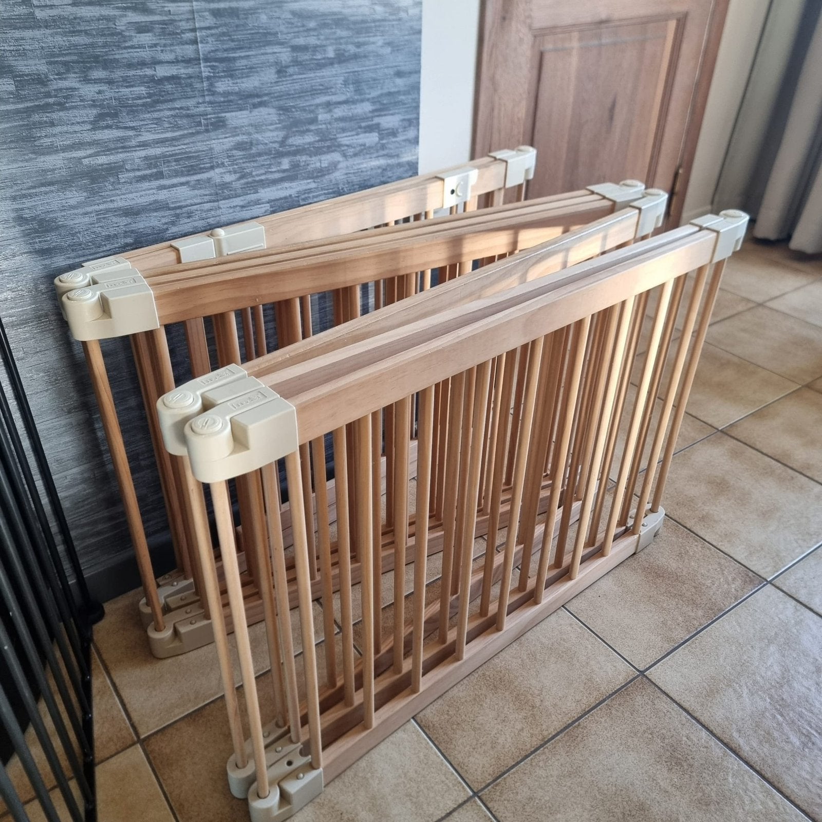 Houten Grondbox box Baby 172x172x65, Ophalen, Zo goed als nieuw, Hout