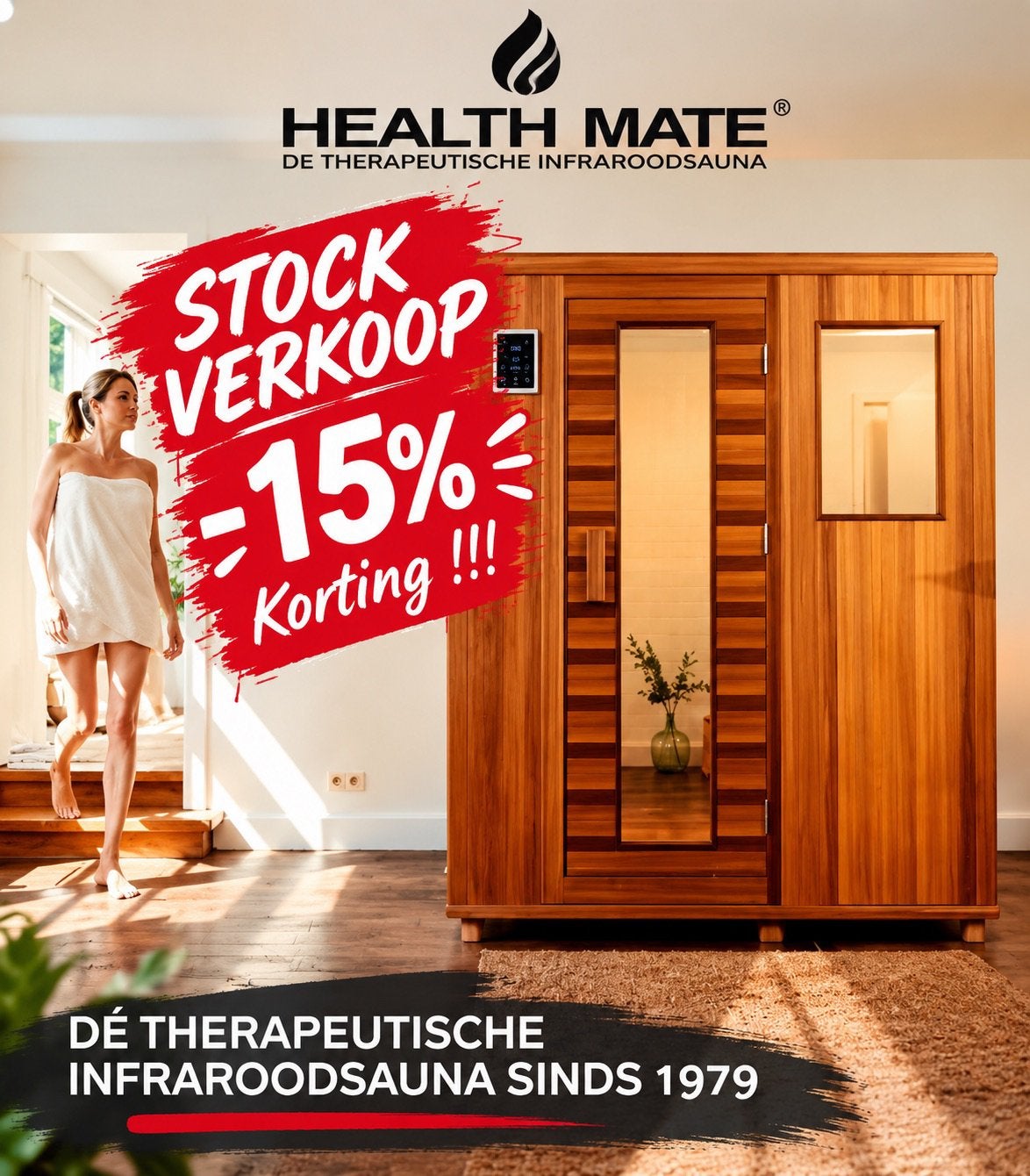 Health Mate infraroodsauna, Ophalen, Nieuw