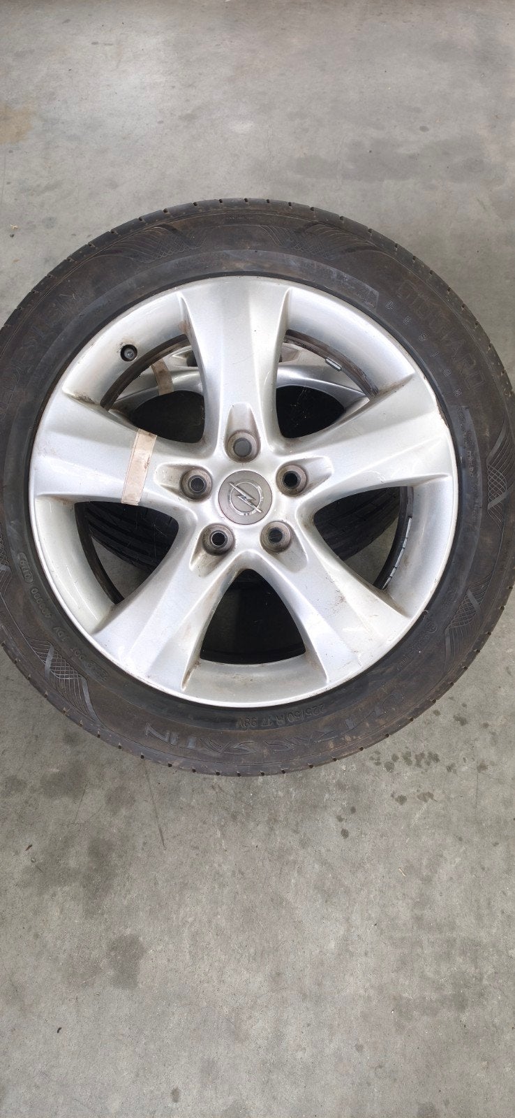 Jantes en 17"Opel astra J avec pneus presque neuf en 225/50, Autos : Pièces & Accessoires, Pneus & Jantes, Enlèvement, Pneu(s)