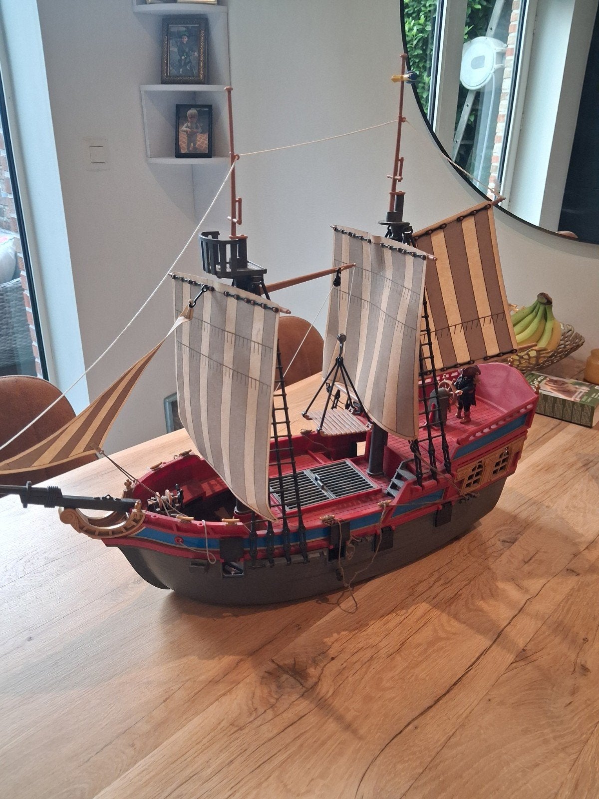 Playmobil piratenboot met piraten, Ophalen