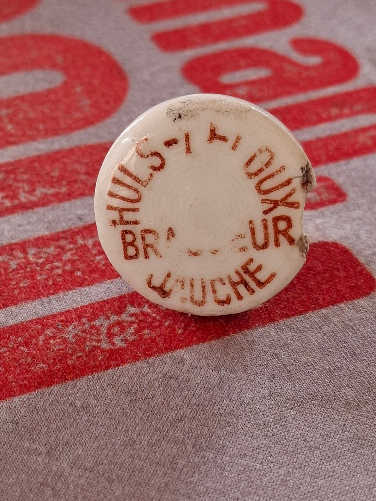 Baptême. Henri Huls - Leloux Jauche 1944 Brabant., Collections, Marques & Objets publicitaires, Enlèvement ou Envoi, Utilisé, Emballage